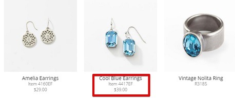 Touchstone Crystal earrings