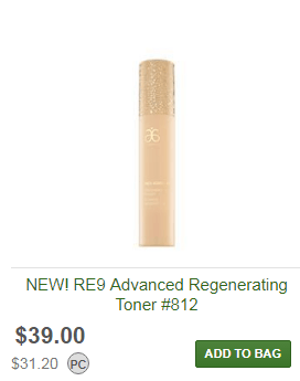 ARBONNE RE9 ADVANCED REGENERATING TONER