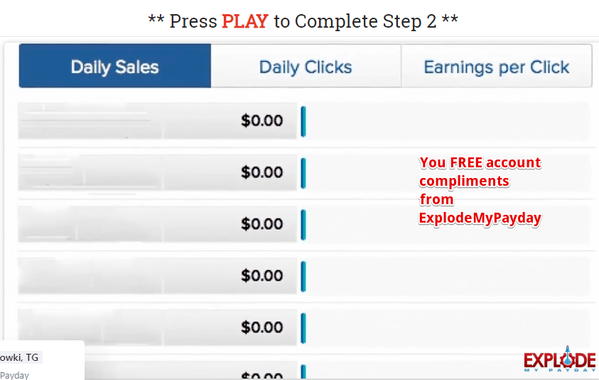Explode my Payday review free account is a lie