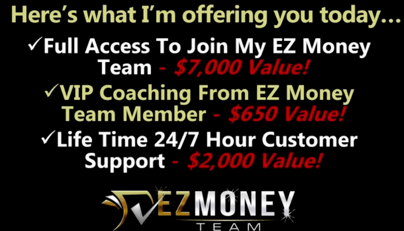 What is the value of EZ Money team