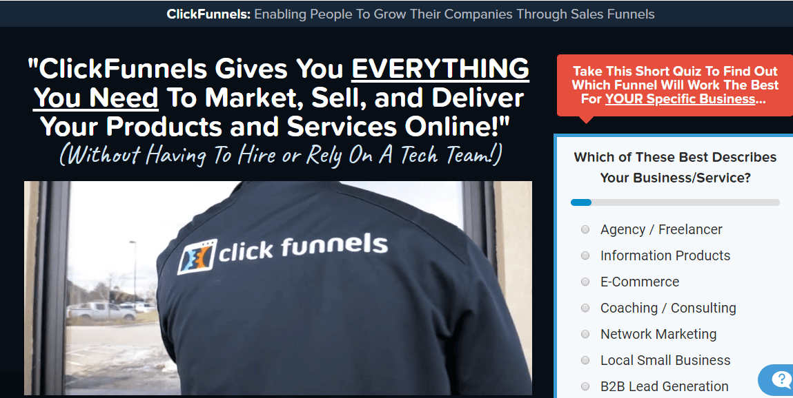 Secret affiliate machine review promoting clickfunnels