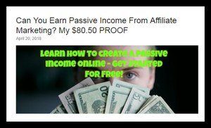 How to create a passive income online