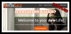 Influearn review Influearn is a scam website