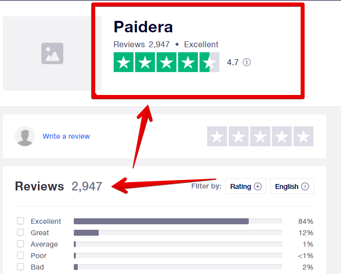 What the paidera users are saying?
