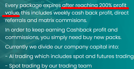 Elevate pass promises a 200% ROI on product packages. Yet they cannot back their promise by showing where the money is coming from.