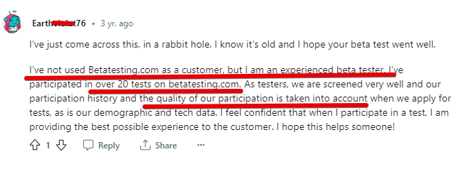 Betatesting.com review are people happy with using betatesting.com