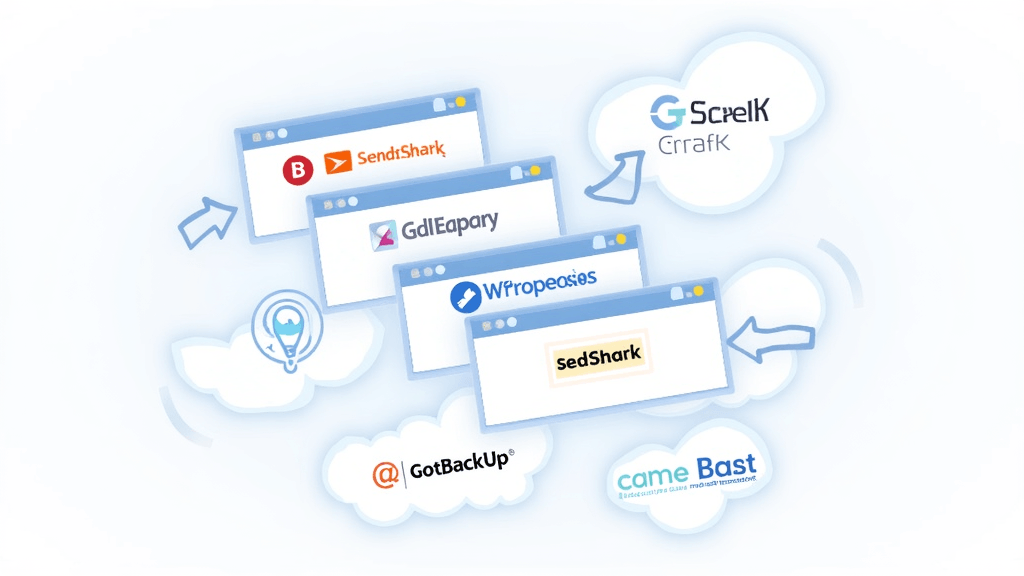 Screenshot: Email templates and product dashboard