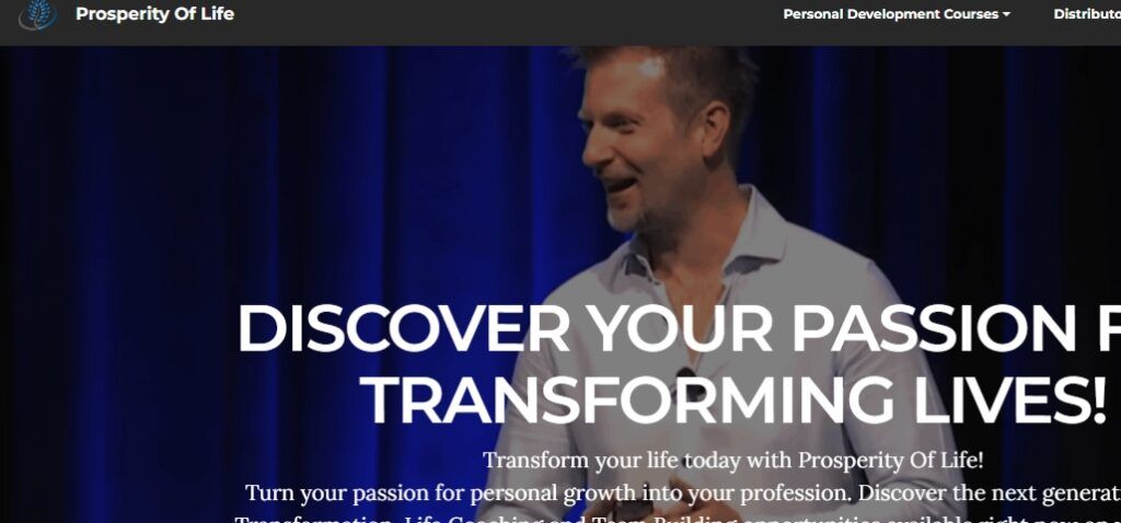 What is Prosperity of Life MLM all about