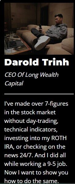 Long Wealth Capital Review who is Darold Trinh