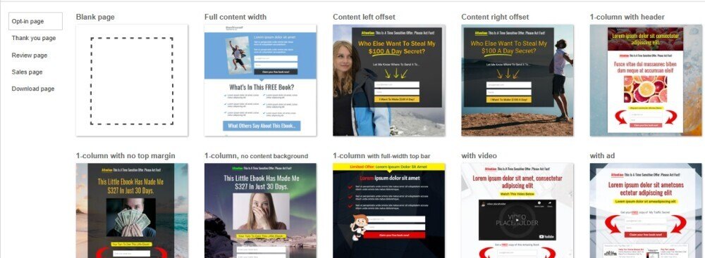 This is how the LeadsLeap page funnel builder works