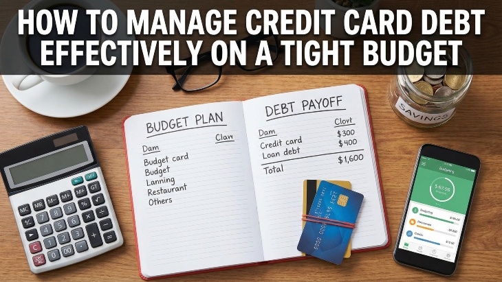 How to Manage Your Credit Card Debt Effectively On a Tight Budget featured image