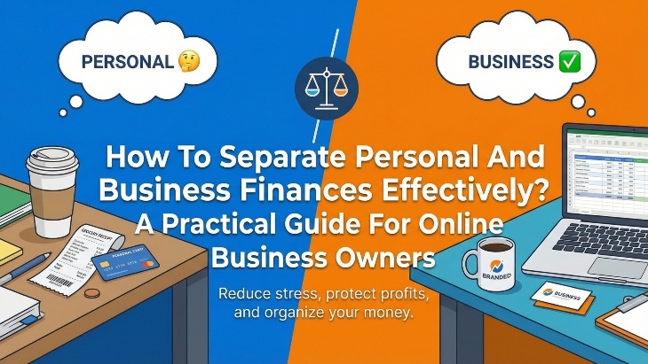 How To Separate Business Finance From Personal Finance Main Featured image